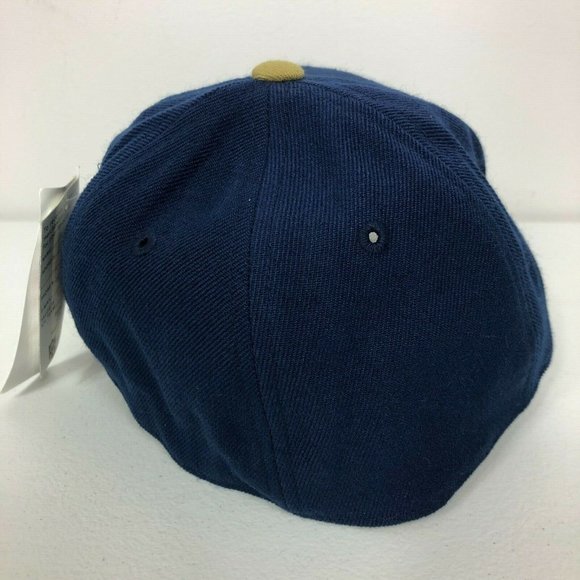 Vintage LA Rams Annco Fitted Deadstock Hat Wool Football Size 7 NFL Game Day Cap - Picture 3 of 11